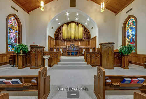 The Chapel at Grace School | Custom 360 Virtual Tour 